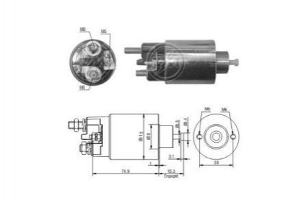 Втягуюче реле ZM ZM993 (фото 1)